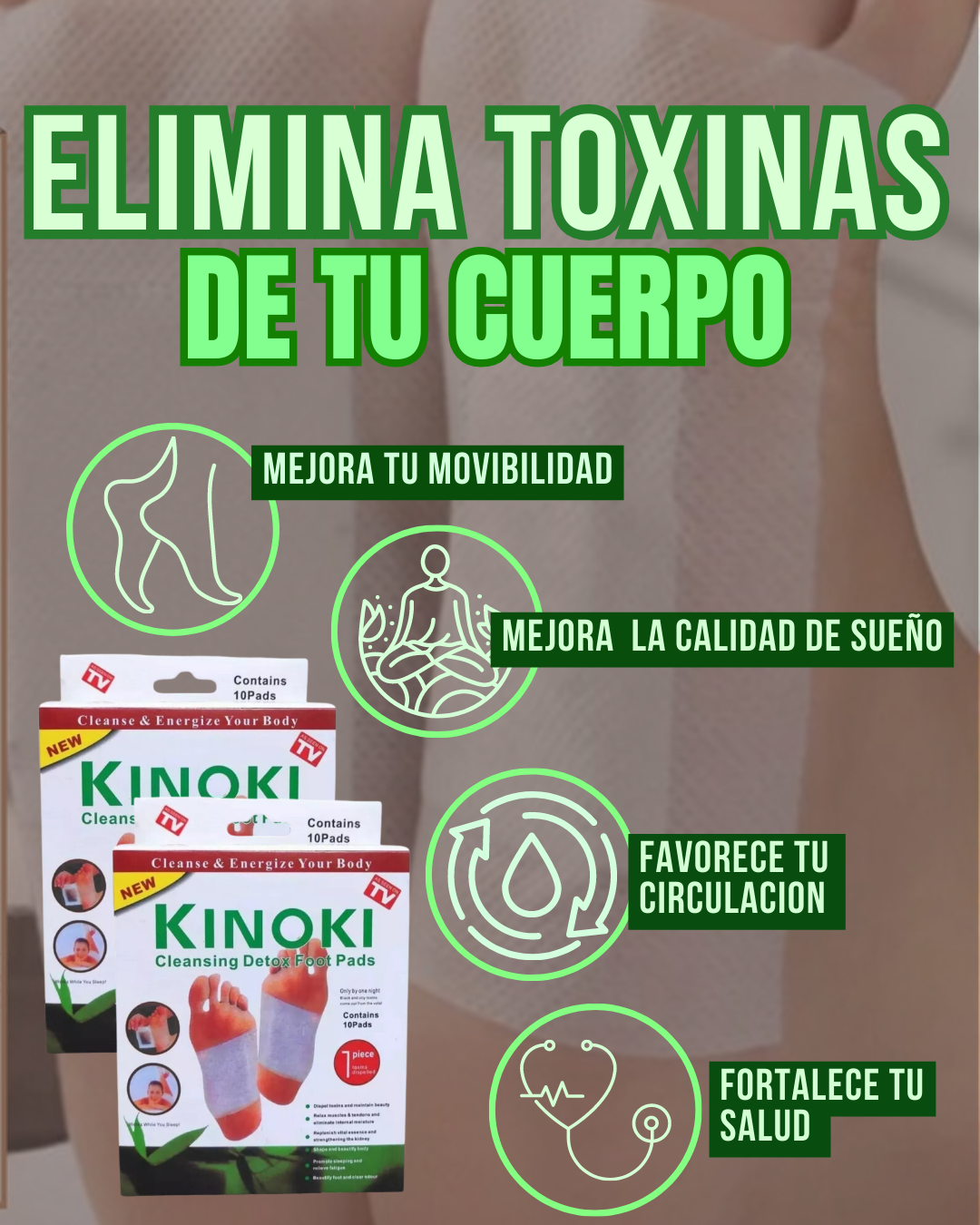 Kinoki™ |Parches Desintoxicante