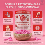 🍑✨ Peach Perfect™ Happy Hormones Formula 🌸💖 | Mio-Inositol + D-Chiro 40:1 🧬 Omega-3, Vitamina D3, Magnesio y Zinc ⚡ Apoya el balance hormonal, energía, mood y bienestar femenino 🌿 120 Cápsulas Premium 💊