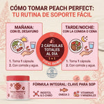 🍑✨ Peach Perfect™ Happy Hormones Formula 🌸💖 | Mio-Inositol + D-Chiro 40:1 🧬 Omega-3, Vitamina D3, Magnesio y Zinc ⚡ Apoya el balance hormonal, energía, mood y bienestar femenino 🌿 120 Cápsulas Premium 💊