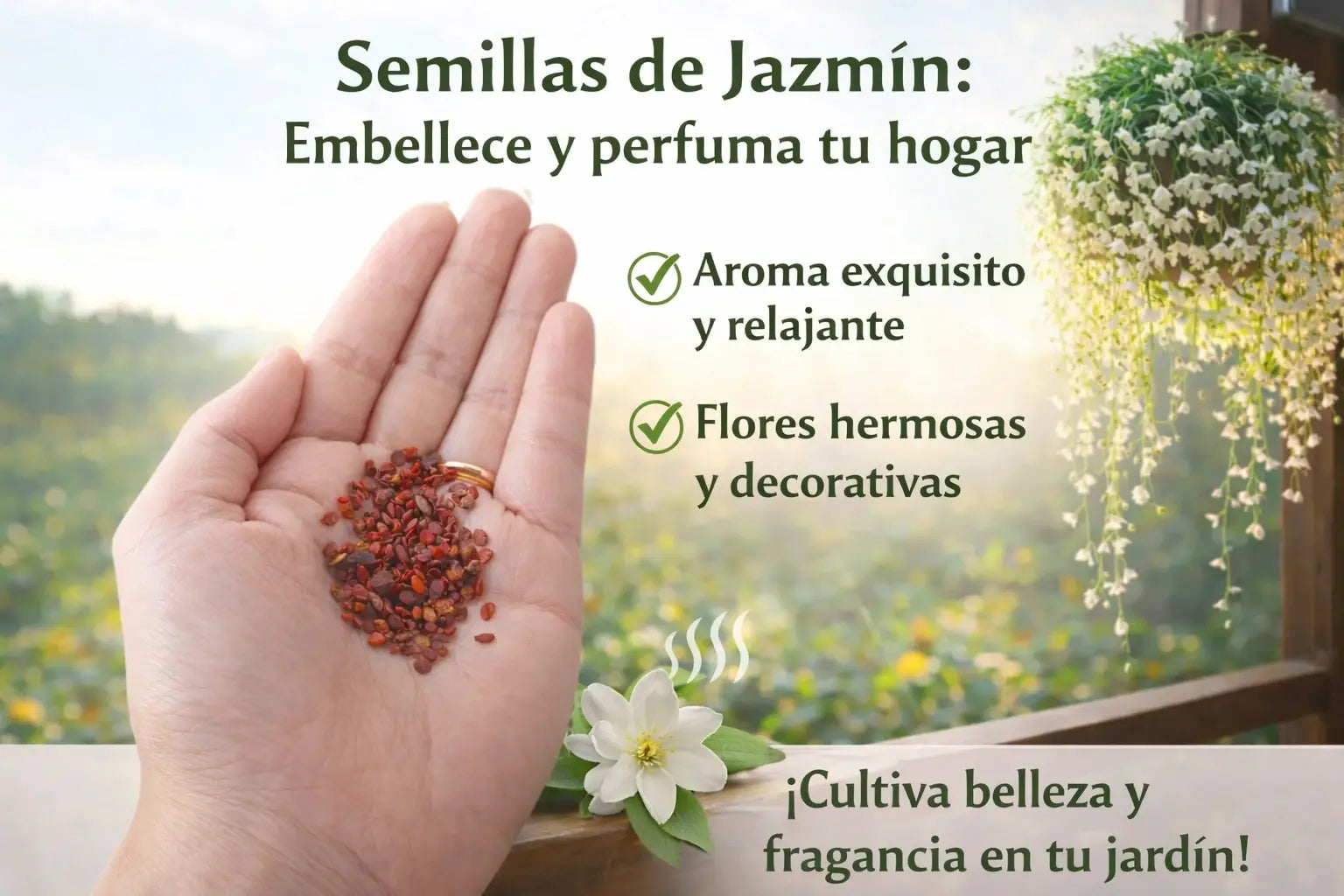 SEMILLA DE JAZMÌN "EL PERFUME DE DIOS"