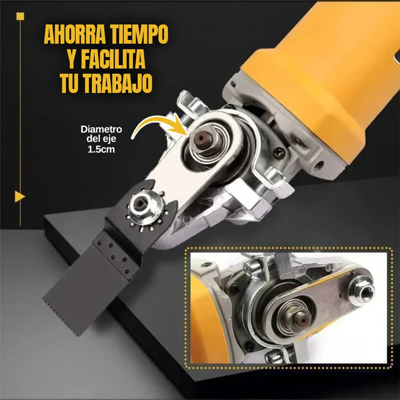 🛠️ MULTICUT™ - DE AMOLADORA A MULTIHERRAMIENTA (CORTA • LIJA • PULE) ⭐