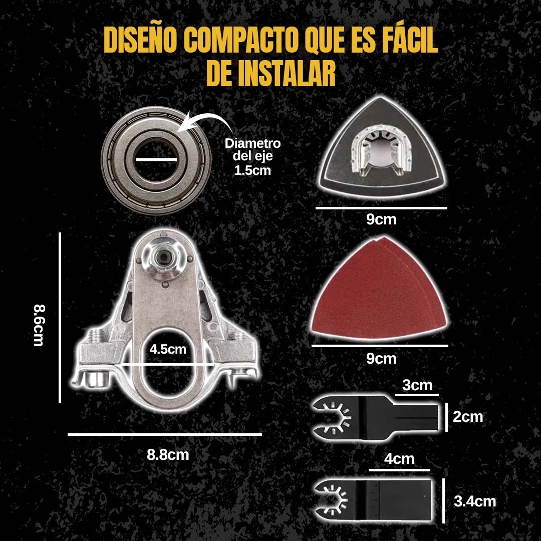 Adaptador Easy Fit para Amoladora: Corta, Lija y Pule 🎁ENVÍO GRATIS🎁