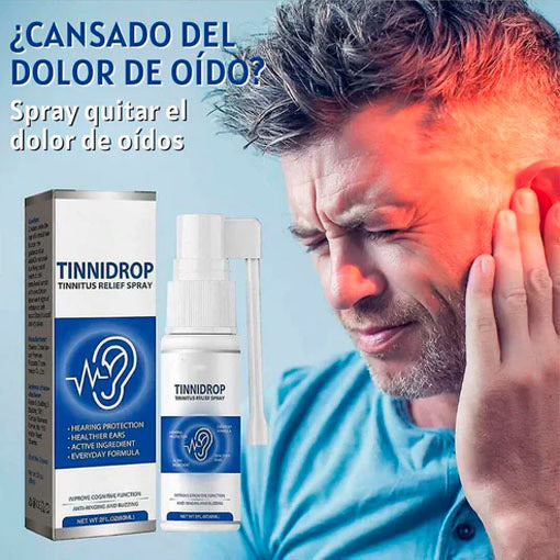 TINNIDROP® - SPRAY LIMPIADOR DE OÍDO 👂😱