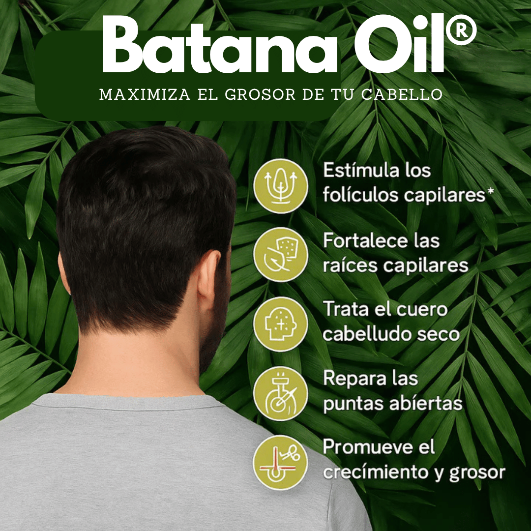 🛍️ BATANA OIL® 2X1 – LLEVA 2, PAGA 1: PELO SUAVE Y SALUDABLE 🪶