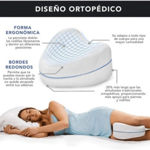 Almohada Ortopédica para Piernas y Rodillas - ComfortSleep